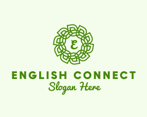 Biotech Leaf Flower logo design