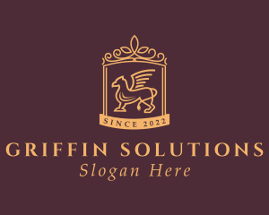 Royal Griffin Crest logo design