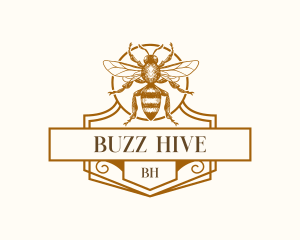 Bee Hive Apiary logo design