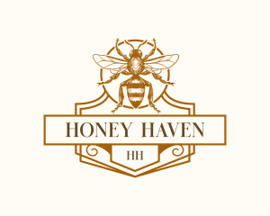 Bee Hive Apiary logo design