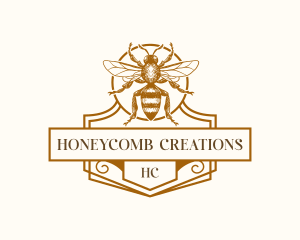 Bee Hive Apiary logo design