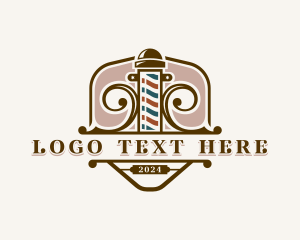 Barbershop Grooming Barber Logo