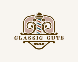Barbershop Grooming Barber logo