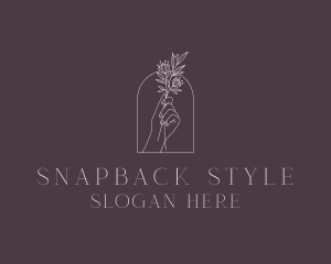 Florist Styling Hand logo design