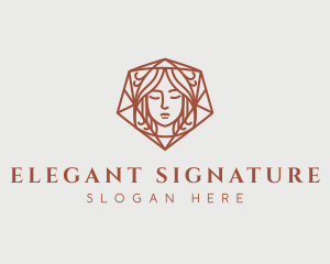 Elegant Woman Brand logo design