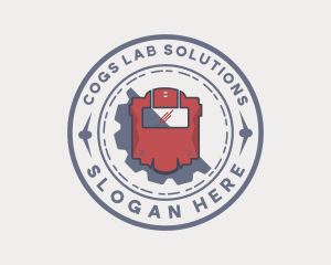 Cog Welding Helmet  logo design