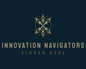 Navigation Arrow Agency logo design