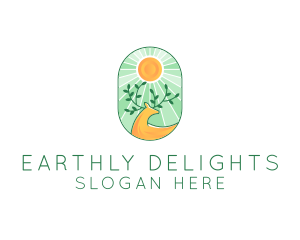 Forest Nature Deer logo