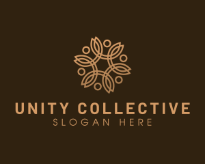 People Social Unity logo design