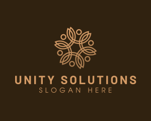 People Social Unity logo design