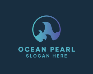 Ocean Surfing Wave logo design