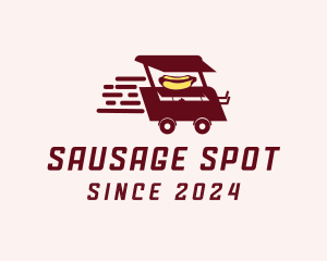 Fast Hot Dog Cart logo design