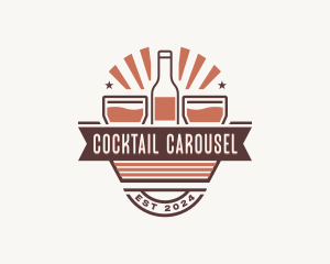 Liquor Bottle Bar logo