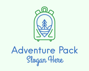 Backpack Luggage Travel logo