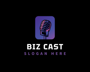 Podcast Microphone logo