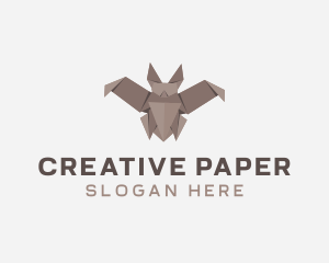 Paper Bat Origami  logo