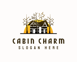 Cabin Campsite Rural logo