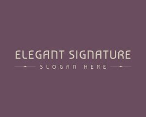 Elegant Luxury Business logo design