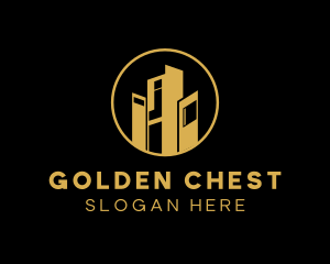 Premium Real Estate Building logo design