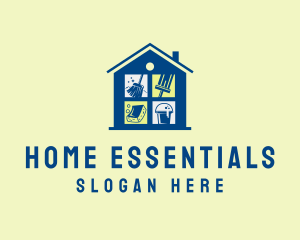 Clean Housekeeping Equipment logo design