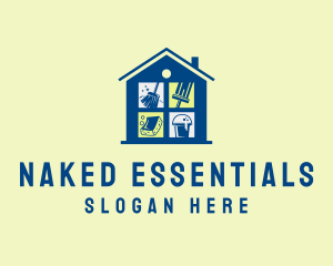 Clean Housekeeping Equipment logo design