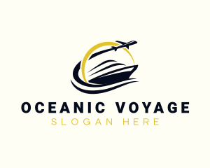 Travel Cruise Airplane logo