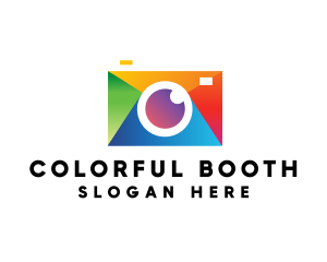 Colorful Photography Camera logo design