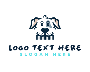 Cute Pet Grooming logo