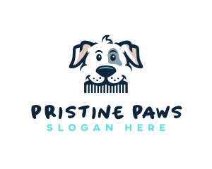 Cute Pet Grooming logo