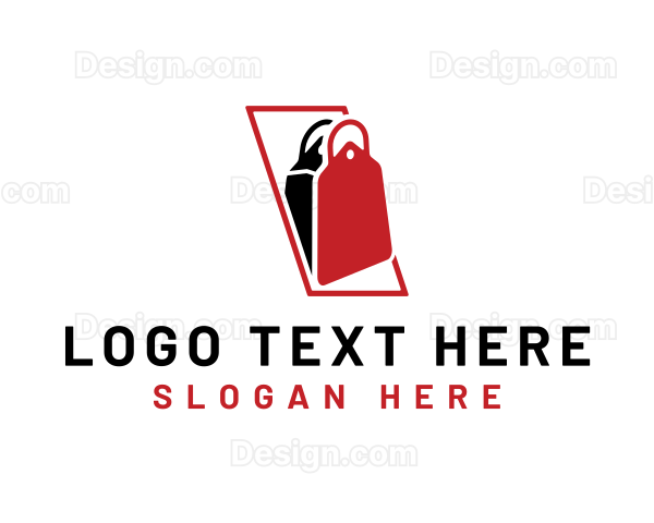 Shopping Price Tag Bag Logo