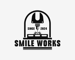 Laser Metalworks Machinery logo design