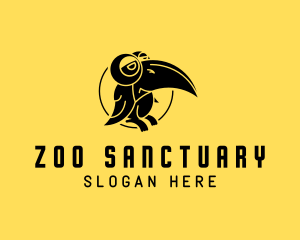 Toucan Bird Aviary logo design