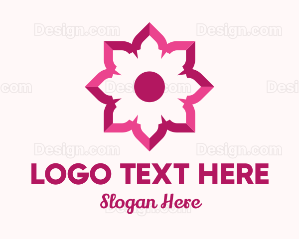 Pink Flower Spa Logo