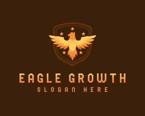 Eagle Phoenix Shield logo design