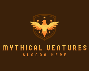 Eagle Phoenix Shield logo design