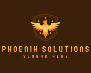 Eagle Phoenix Shield logo