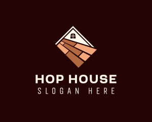 House Floor Construction logo design