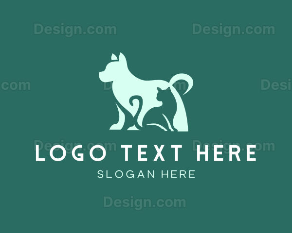 Cat Dog Pet Logo