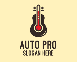 Thermometer Guitar Instrument  logo