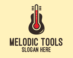 Thermometer Guitar Instrument  logo