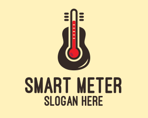 Thermometer Guitar Instrument  logo