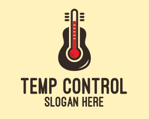 Thermometer Guitar Instrument  logo