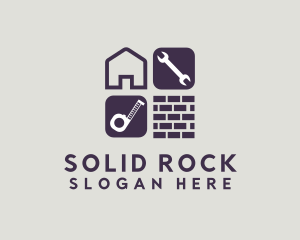 Home Restoration Tools logo design