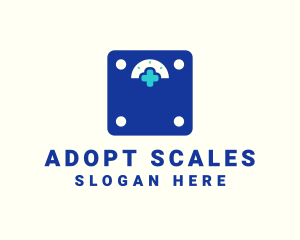 Medical Weighing Scale logo design