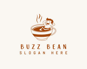 Relaxing Coffee Cup  logo design