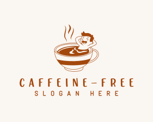 Relaxing Coffee Cup  logo design