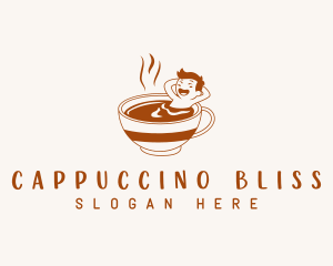 Relaxing Coffee Cup  logo design