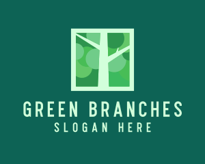 Nature Tree Branches logo design