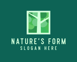 Nature Tree Branches logo design