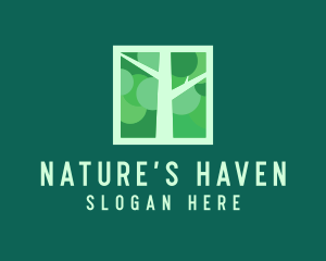 Nature Tree Branches logo design